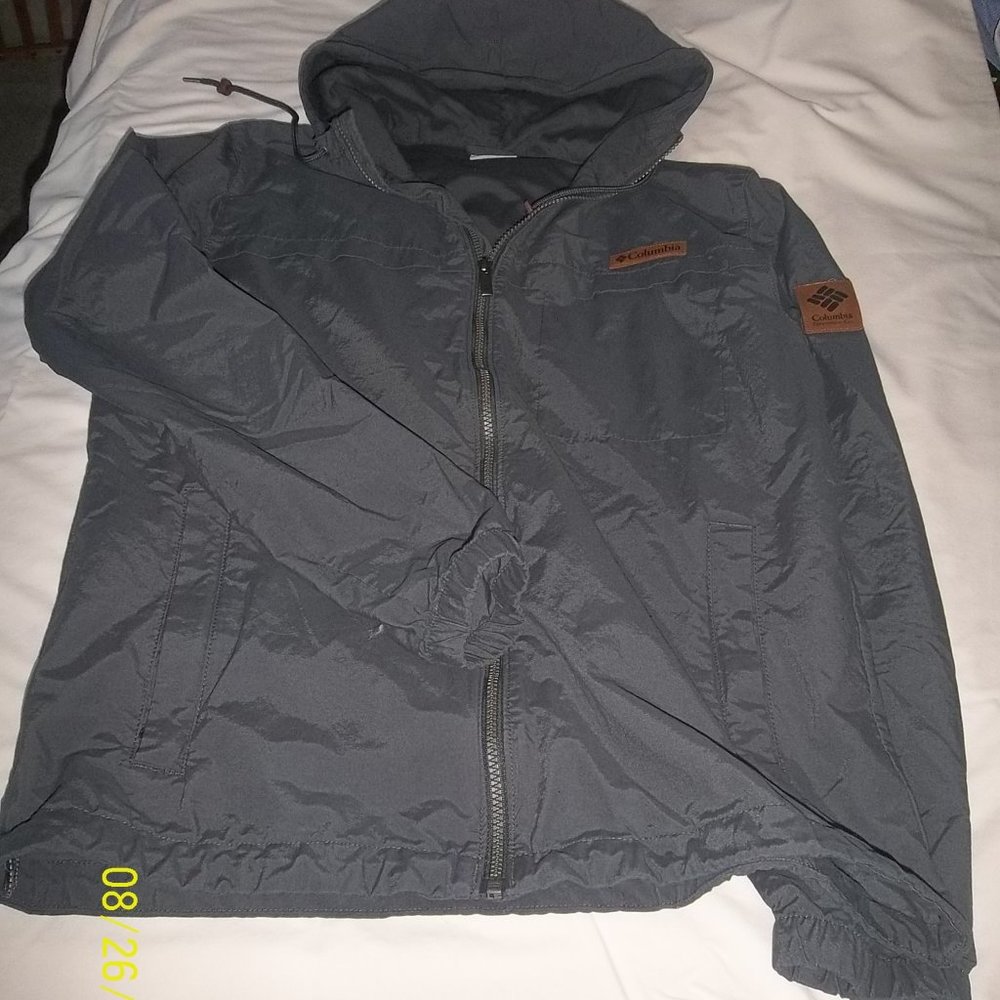 Gray Columbia boys med jacket